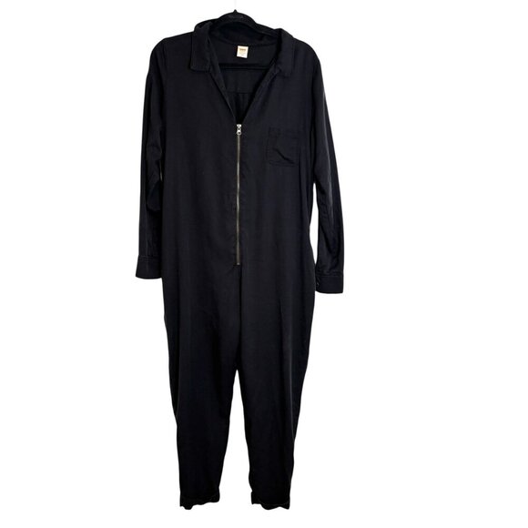Smash + Tess Coverall Romper In Midnight Black Size Medium - Picture 1 of 6